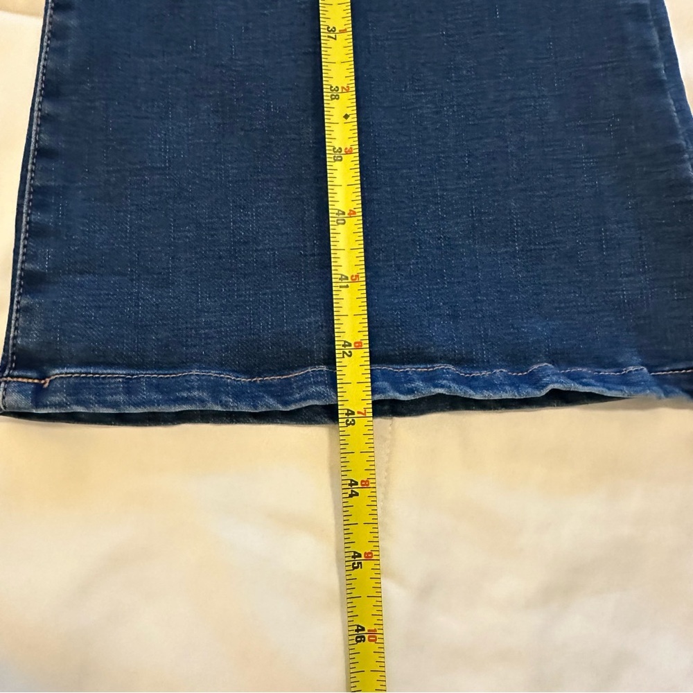 Christian Siriano Dark Blue - Chrissie Flare - High Rise Flare Leg - size 31/12 - Picture 11 of 14